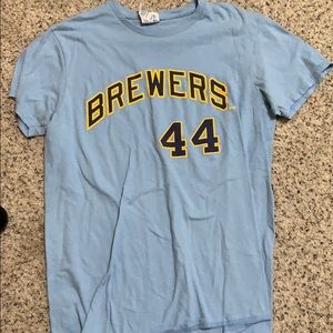 Wisconsin Brewers baseball tshirt medium